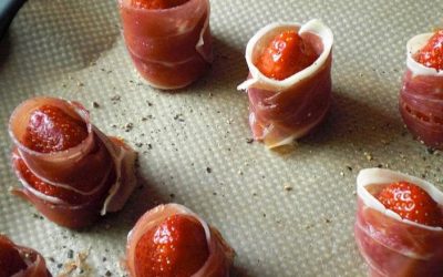 Raffinierte, süße Früchte – Erdbeeren mit Serrano