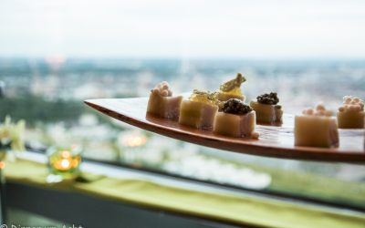 Dinieren über den Lichtern der Stadt  – ein Champagner Menü mit Otto Koch im 181 First