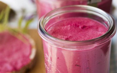 Meerrettich-Apfel-Rote Bete Aufstrich man könnte auch Mepfel „en rose“ sagen
