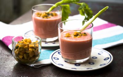 Die legendäre Joghurt Gazpacho mit Estragon-Kreuzkümmel Melone von Ole Plogstedt