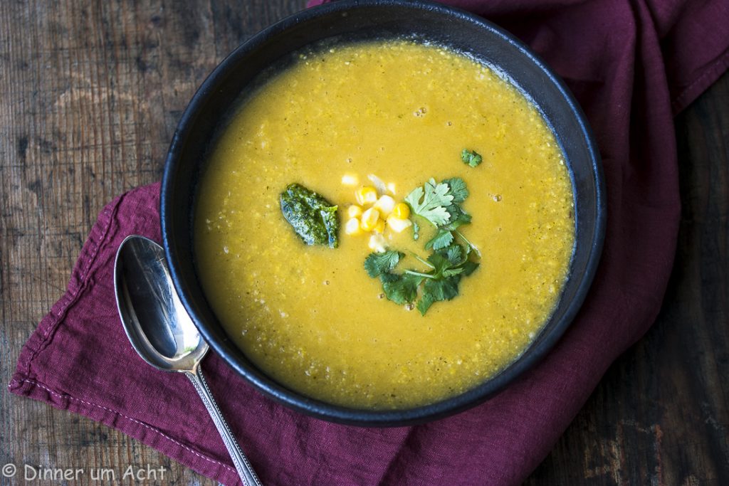 Ofengeröstete Möhren mit Enten-Karotten-Crumble und Zitronen Graupen ...