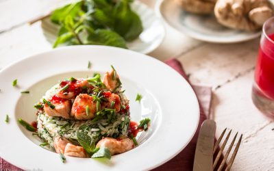 Bauernhuhn und Blutorange