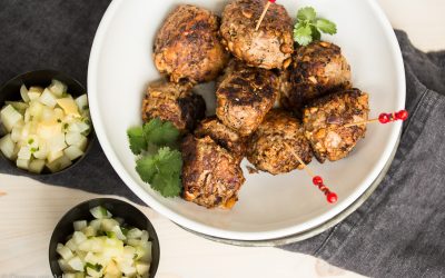 Giesinger Bräu goes Craft Beer  und „spicy“ Kalbfleischbällchen mit Spargel-Melonen Salsa