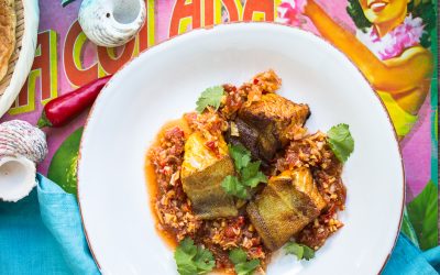 „Aquacasia“ Ozeanisch kochen – die Küche des Willibald Reinbacher, ein Fisch in Zitronengras-Tamarinden Sauce und Kokosbrot von den Komoren