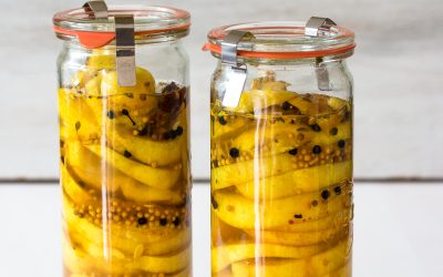 Eingemachte Zitronengurken aus Nova Scotia und warum Farmfood dort immer eine gute Wahl ist