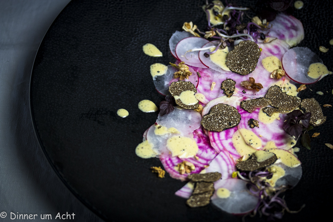 Die Rübe und der Trüffel winken nach Berlin - Dinner um Acht