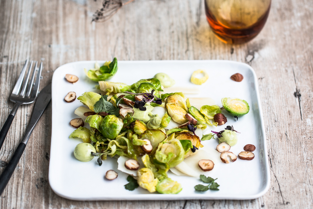 Schwarzwurzeln mit Mandarinenbutter und Pfeffervinaigrette - Dinner um Acht
