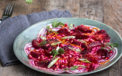 Der schönste Salat der Saison – Ringelbete, Blutorange und Granatapfel