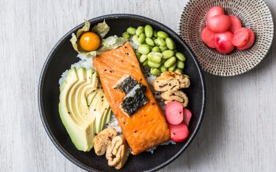 Japanische Frühstücks Bowl