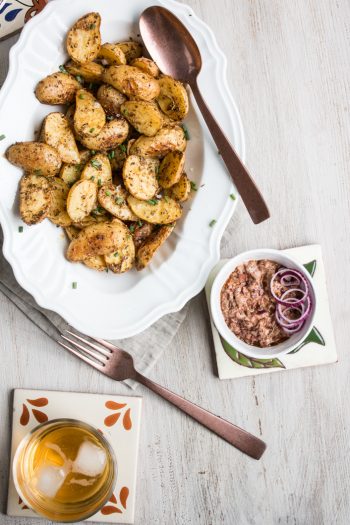 Sommernachtsfood ganz easy – kleine Ofenkartoffeln mit dreierlei Dips ...