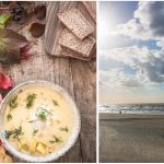 Nordische Fish Chowder mit Mais und geräuchertem Aal und eine Fischauktion in Hvide Sande