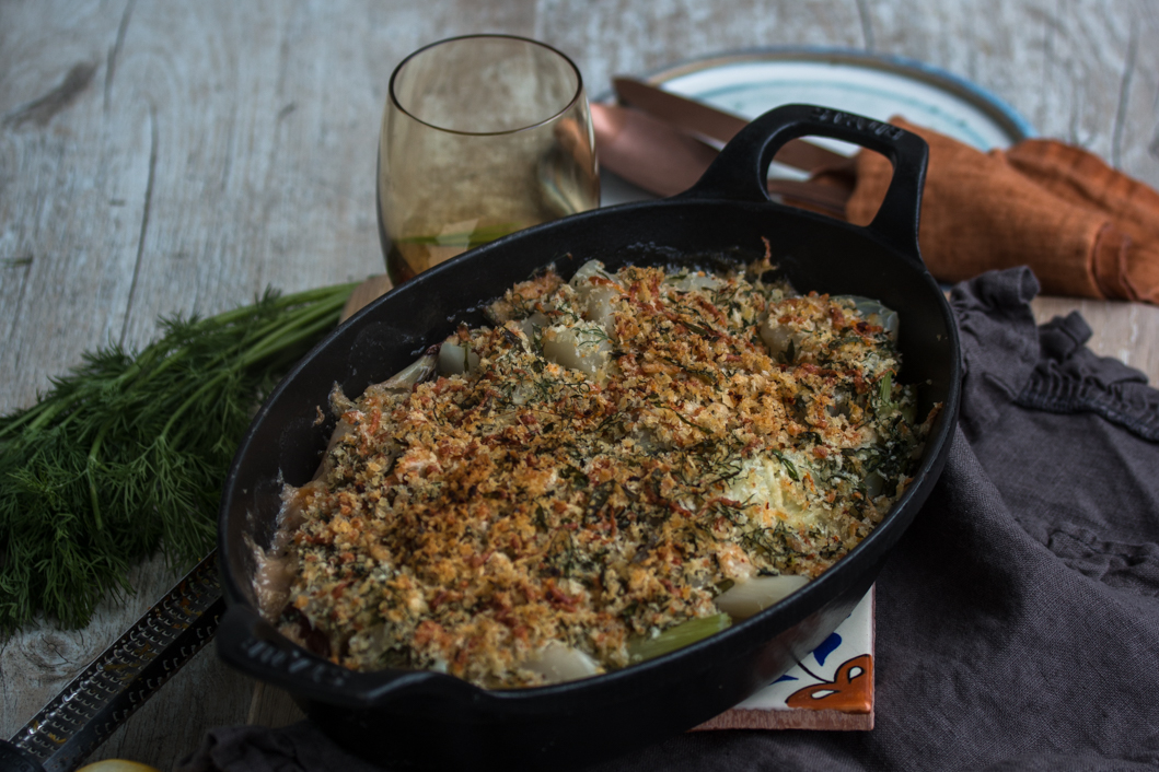 Schwarzwurzel Gratin (1 von 8) - Dinner um Acht