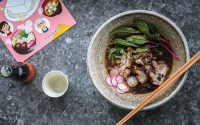 Zum Chinesischen Neujahr – zart geschmorter Schweinebauch in würziger Shoyu-Limetten Brühe