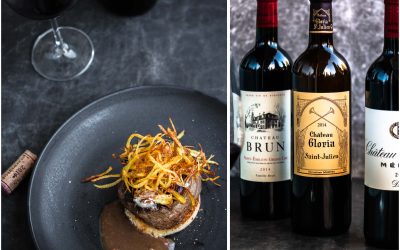 Tournedos auf Trüffel-Brioche und eine französische Wein-Granate