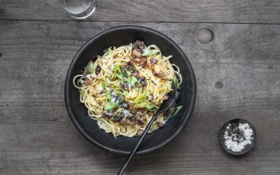 Spaghetti Carbonara auf Japanisch