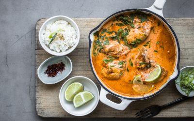 Sambal-Kokos Hühnchen aus dem Ofen