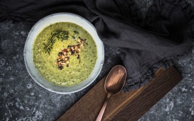 Fenchel-Mandelsuppe mit Mangold