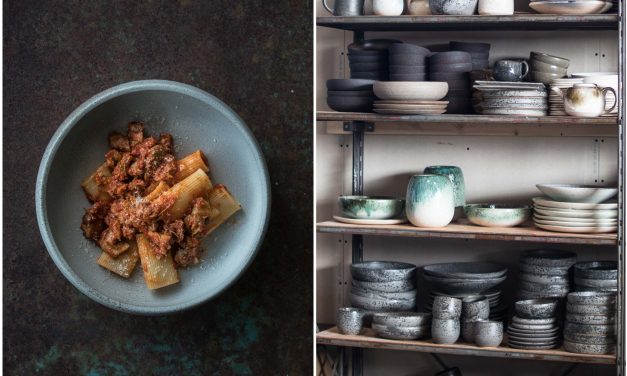 Rigatoni mit Enten-Steinpilz Sugo und ein Besuch in der Keramik Manufaktur von K.H. Würtz