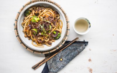 Vegane Udon Noodle Bowl