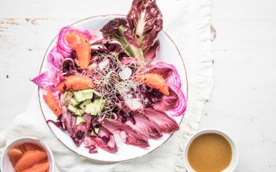 „Immun Booster“ Wintersalat mit Miso-Orangen Dressing
