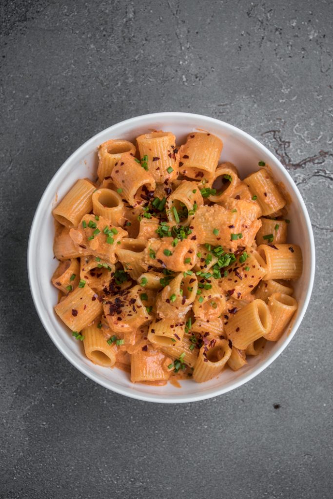 Rigatoni mit Wodka Sauce Dinner um Acht