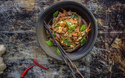 Rehschnitzel Sichuan Style