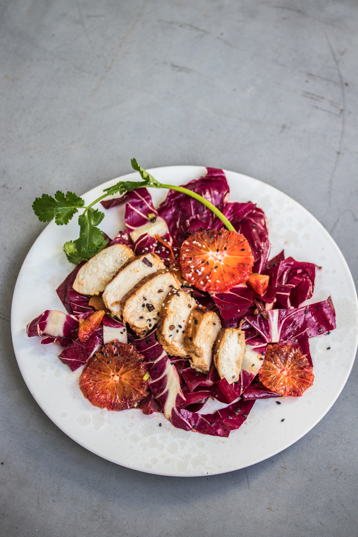Trevisano mit Blutorange (3 von 6) - Dinner um Acht