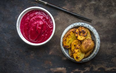 Rhabarber und Rote Bete Ketchup