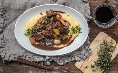 Die perfekte Pilz Bourguignon ohne Fleisch