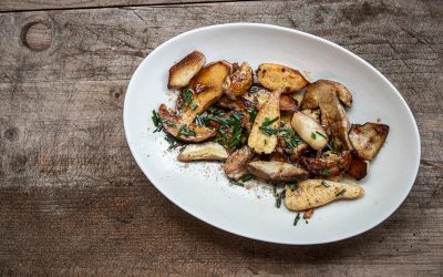 Kerbelrüben und Steinpilze