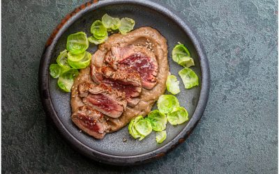 Tataki vom Kalb mit Topinamburcreme und einem glorreichen Wein von Sven Nieger