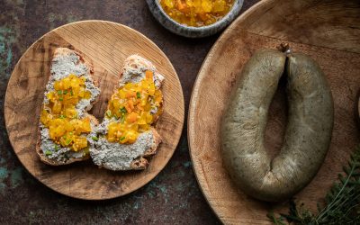 Pfälzer Leberwurst und Senfgurken „Lady Ashburnham Pickles“ aus Nova Scotia