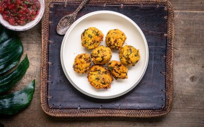 Gateaux Piments: Authentische Chili Snacks aus Mauritius mit Tomaten Chutney