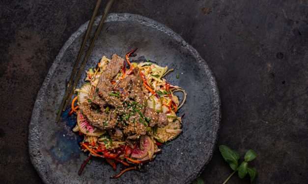 Koreanischer Rindfleischsalat