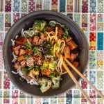 Teriyaki Tofu Nudel Bowl