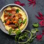 Geschmortes Rindfleisch mit Dr Pepper Limonade, Gewürzen, Fenchel und Karotten