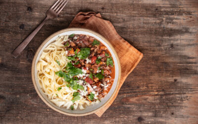 Das beste Ragù mit Belugalinsen und Pilzen – volle Umami Power