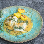 Fischfilet in Zitronen-Honig Butter mit Estragon