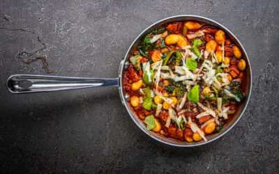 Lieblingsgericht: Dicke Bohnen mit Spinat, Rauchpaprika, Tomaten und Chorizo