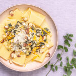 Kraut-Nudeln mit Salz-Orangen