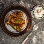 Auberginen mit Honig-Sesam Glasur